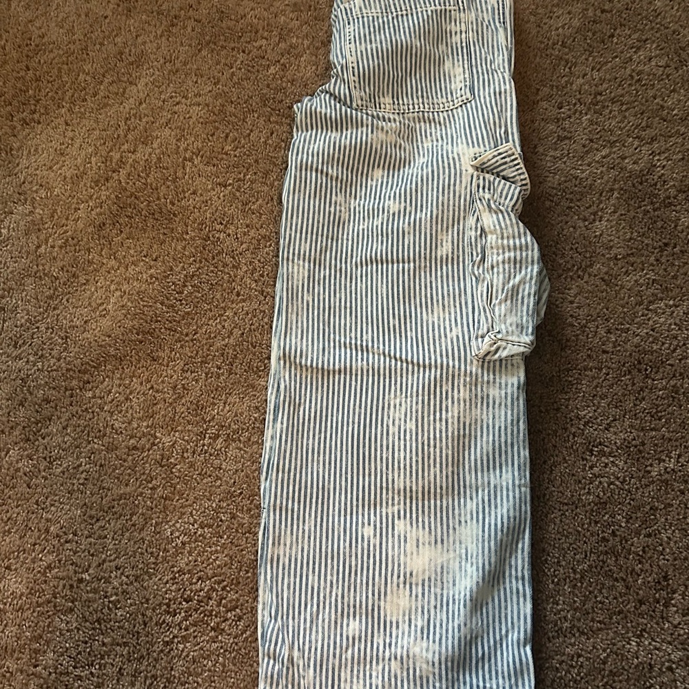 Wild Fable Blue and White Striped Pants - Picture 5 of 5